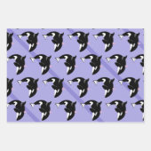 Feuille De Papier Cadeau Orca Killer Whale Anniversaire (Devant)