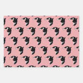 Feuille De Papier Cadeau Orca Killer Whale Anniversaire (Devant 2)