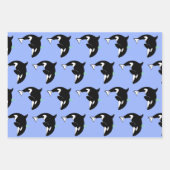 Feuille De Papier Cadeau Orca Killer Whale Anniversaire (Devant 3)