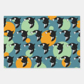 Feuille De Papier Cadeau Orca Killer Whale Anniversaire (Devant 3)