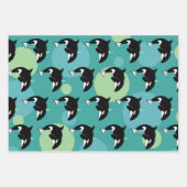 Feuille De Papier Cadeau Orca Killer Whale Anniversaire (Devant)