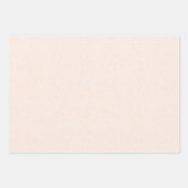 Feuille De Papier Cadeau Orchidées blanches sur une crème légère (Devant 3)