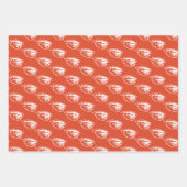 Feuille De Papier Cadeau Oregon State Beavers | Tête de castor (Devant 3)