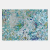 Feuille De Papier Cadeau Original Moderne Un Design D'Art Abstrait (Devant 2)