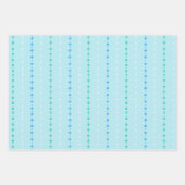 Feuille De Papier Cadeau Ornement de vacances et perle de conception trio e (Devant 2)