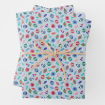 Ornements de Noël Multicolor Retro Inspiré