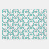 Feuille De Papier Cadeau Os crâne et épine (Devant 3)