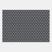 Feuille De Papier Cadeau Os crâne pirate (Devant 2)