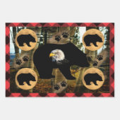 Feuille De Papier Cadeau Ours (Devant)