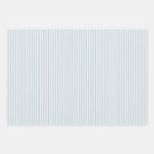 Feuille De Papier Cadeau Ours Bleu Teddy & Coeur Bébé Garçon Initiale (Devant 2)