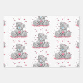 Feuille De Papier Cadeau Ours en peluche (Devant)