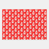 Feuille De Papier Cadeau Ours polaire conçu (Devant)