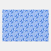 Feuille De Papier Cadeau Ours polaire Mère et Cub Peinture Faune Art (Devant)