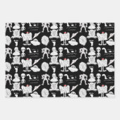 Feuille De Papier Cadeau OVNI, Alien, Bigfoot, Mothman, Dogman, Cryptides (Devant 3)