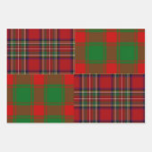 Feuille De Papier Cadeau Pack de Noël de trois différents (Devant)