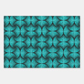 Feuille De Papier Cadeau Pack de variétés graphique géométrique 3D pour pét (Devant 2)