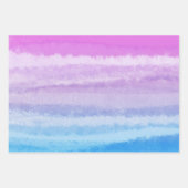 Feuille De Papier Cadeau Pack de variétés Motif violet rose (Devant 2)