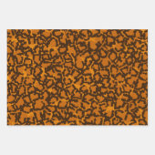 Feuille De Papier Cadeau Pack d'impression couleur chat (Devant)