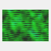 Feuille De Papier Cadeau Pack Holiday Green - Faux Foil 3 (Devant)