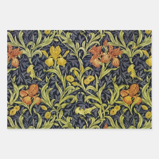 Feuille De Papier Cadeau Pack William Morris (Devant 2)