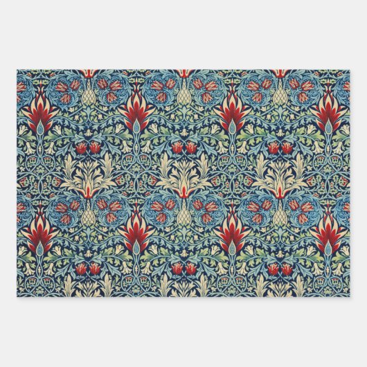 Feuille De Papier Cadeau Pack William Morris (Devant)