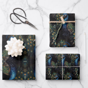 Feuille De Papier Cadeau Pacock