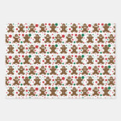 Feuille De Papier Cadeau Pain d'épices - Hommes (Devant 3)