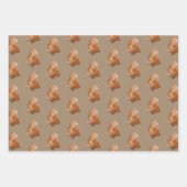 Feuille De Papier Cadeau Pain d'épices rustique Kraft (Devant 2)