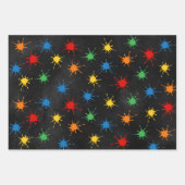Feuille De Papier Cadeau Paintball Birthday Splatz (Devant)