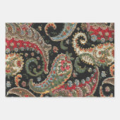 Feuille De Papier Cadeau Paisley Fractal (Devant)