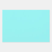 Feuille De Papier Cadeau paisley sarcelle (Devant 3)