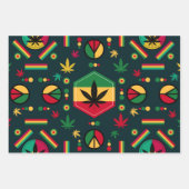 Feuille De Papier Cadeau Paix mondiale (Devant 2)