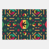 Feuille De Papier Cadeau Paix mondiale (Devant)