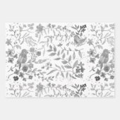 Feuille De Papier Cadeau Pájaros azules (Devant 3)