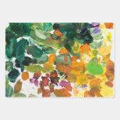 Feuille De Papier Cadeau Palette d'artistes 1 (Devant 3)