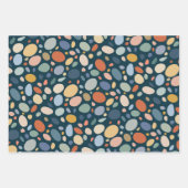 Feuille De Papier Cadeau Palette de galets (Devant 2)