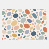 Feuille De Papier Cadeau Palette de galets (Devant)