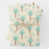 Feuille De Papier Cadeau Palm Tree Grove (En situation)