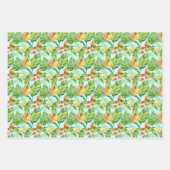 Feuille De Papier Cadeau Palmiers Tropicaux (Devant 2)