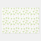 Feuille De Papier Cadeau Palmiers tropicaux (Devant 3)