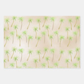 Feuille De Papier Cadeau Palmiers tropicaux (Devant 2)