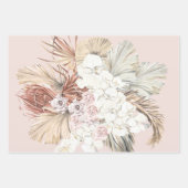 Feuille De Papier Cadeau Pampas Grass Floral Tropical Jungle (Devant 2)