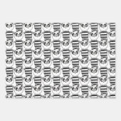 Feuille De Papier Cadeau Panda Kids (Devant 3)