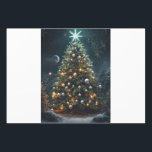 Feuille De Papier Cadeau "Pandemic Peril : A Haunting 2023 Christmas"<br><div class="desc">Passez des vacances dystopiques avec notre effrayante représentation photoréaliste d'un arbre de Noël orné des symboles sinistres de notre époque - virus SARS-CoV-2 et bactéries malveillantes. Dans cette scène étrange, les branches sont enveloppées de la menace invisible qui a marqué les années précédentes, jetant une ombre sur l'esprit festif. Dans...</div>