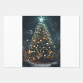 Feuille De Papier Cadeau "Pandemic Peril : A Haunting 2023 Christmas" (Devant)