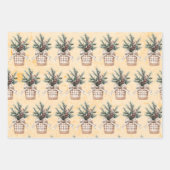 Feuille De Papier Cadeau Panier de Buffalo | Noël agricole (Devant 2)