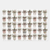 Feuille De Papier Cadeau Panier de Buffalo | Noël agricole (Devant)