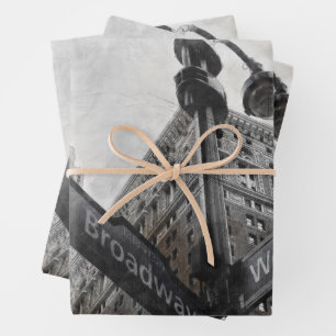 Feuille De Papier Cadeau Panneau d'angle couleur large