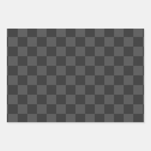 Feuille De Papier Cadeau Panneau de contrôle gris (Devant)