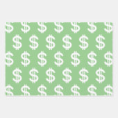 Feuille De Papier Cadeau Panneau dollar (Devant 3)